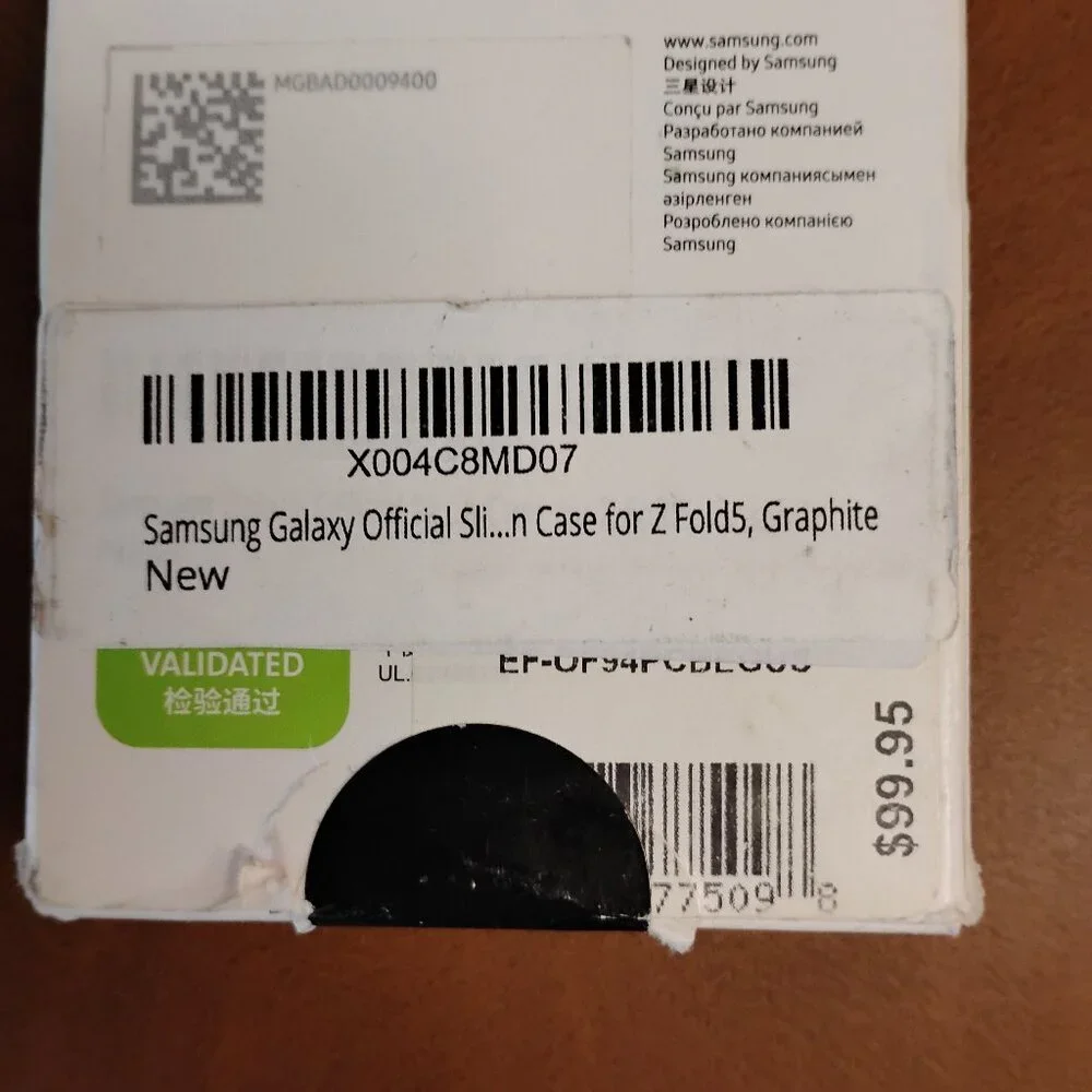 Galaxy Z Fold5 Slim S-pen Case, Graphite